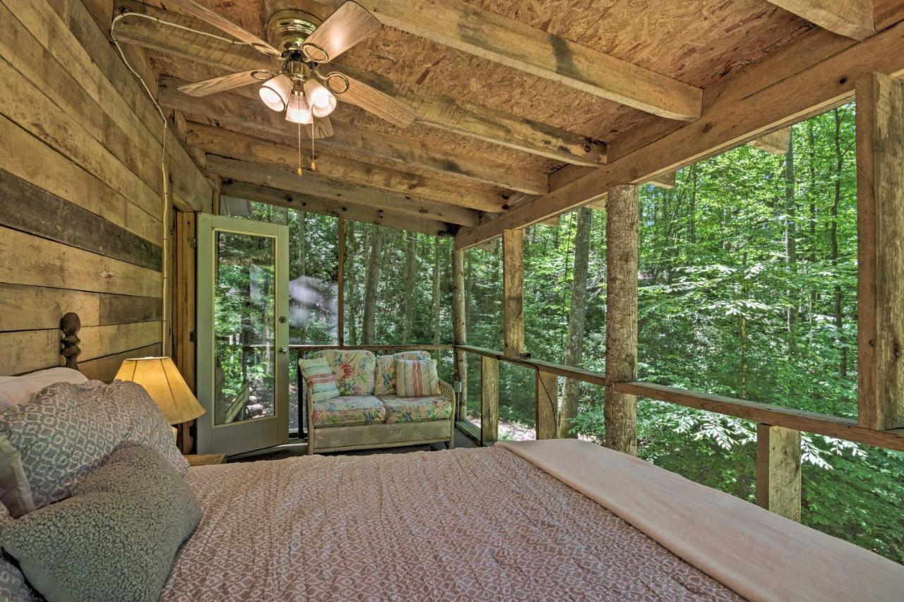 Creekside Cabin With Deck In Pisgah Forest! Barnardsville Exterior foto